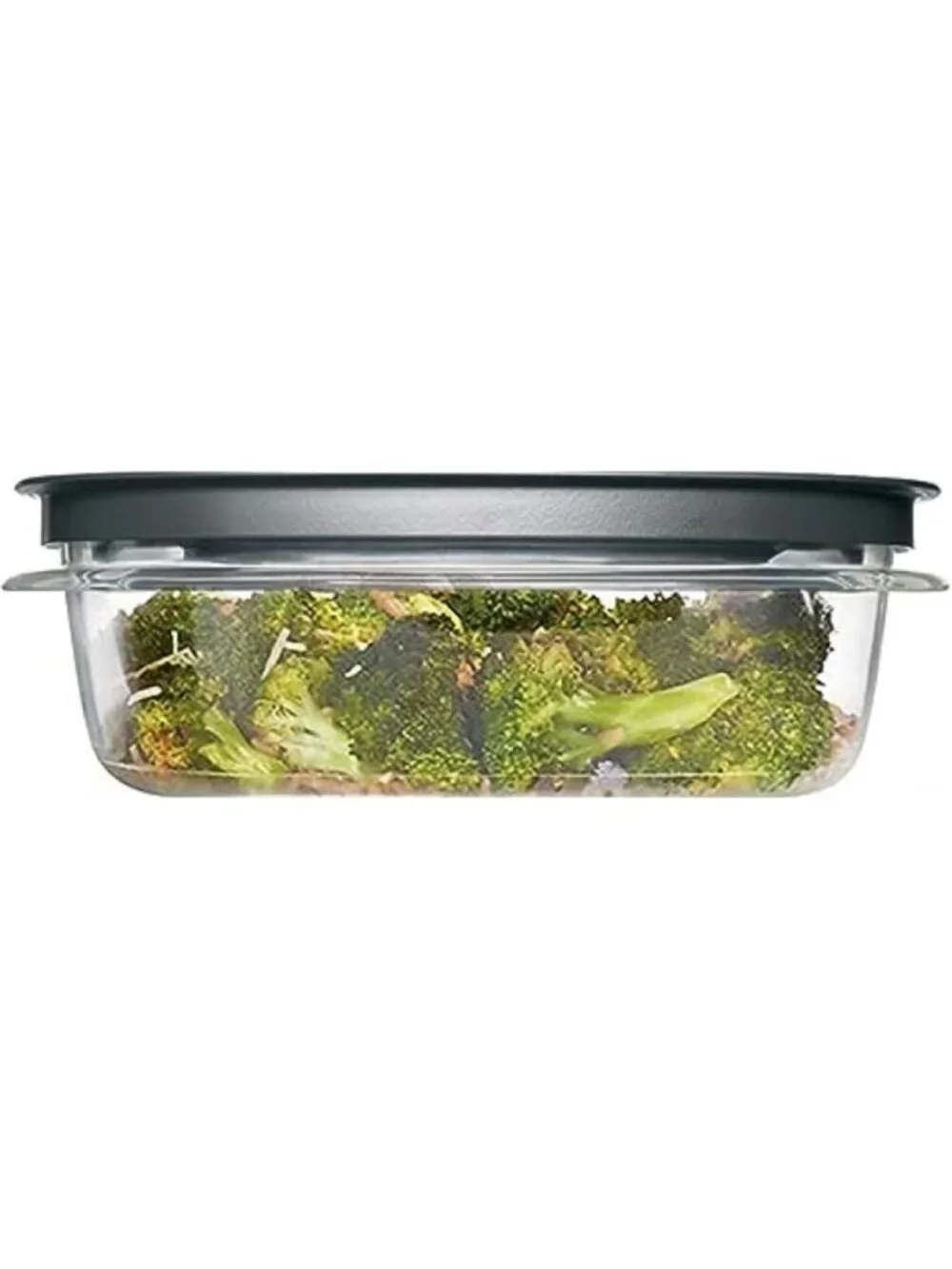 3-Cup Flex & Seal Food Storage Set - 6 Piece Tritan Container Bundle, Grey Lids